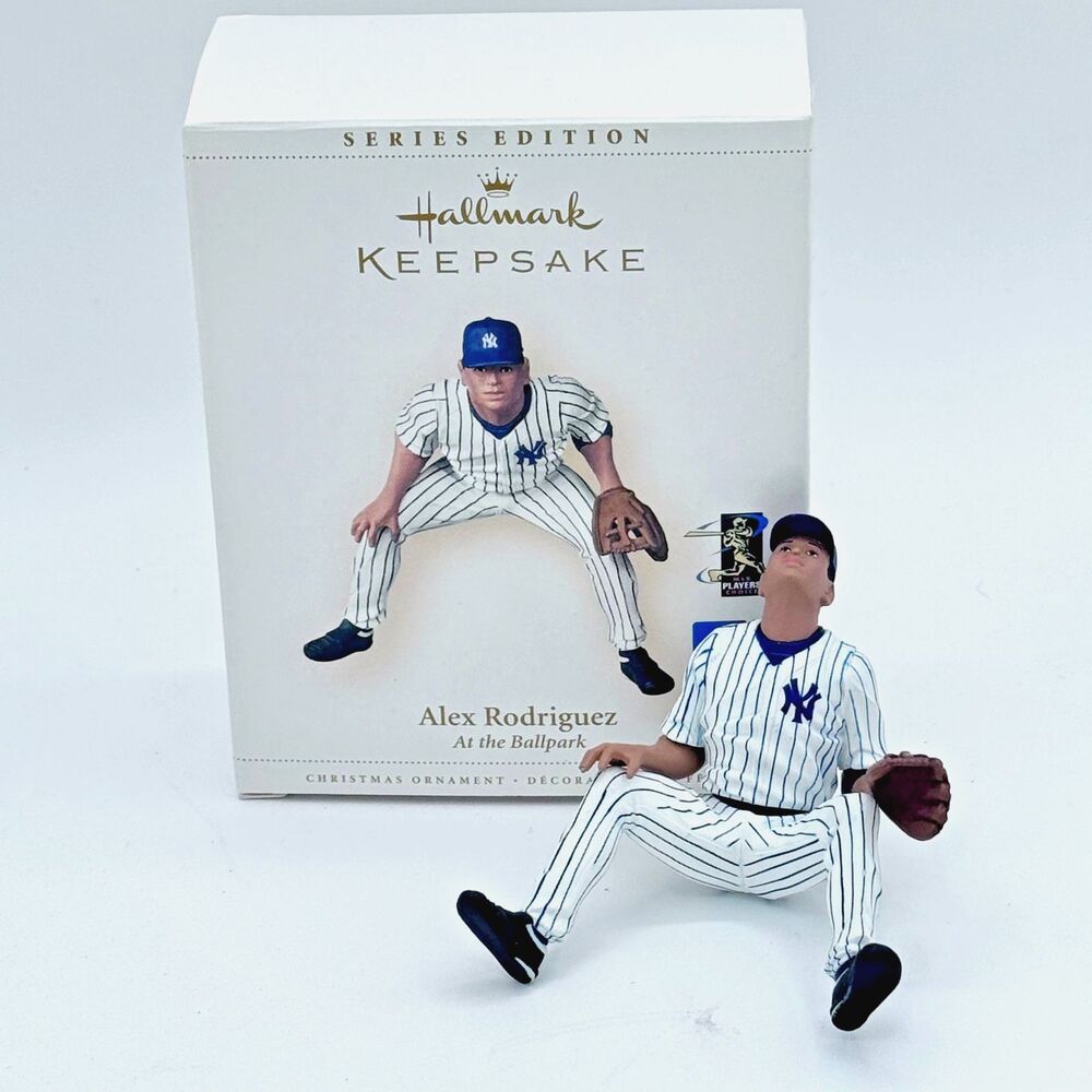 Alex Rodriguez New York Mets 2006 MLB Baseball Hallmark Christmas Ornament